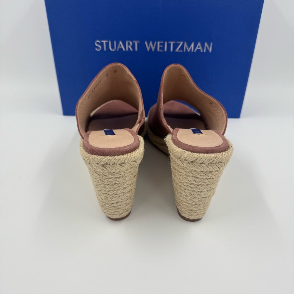 Stuart Weitzman Women's Brown Wedge Sandals - Picture 4 of 10